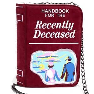 BEETLEJUICE “Handbook for the Recently Deceased” crossbody bag